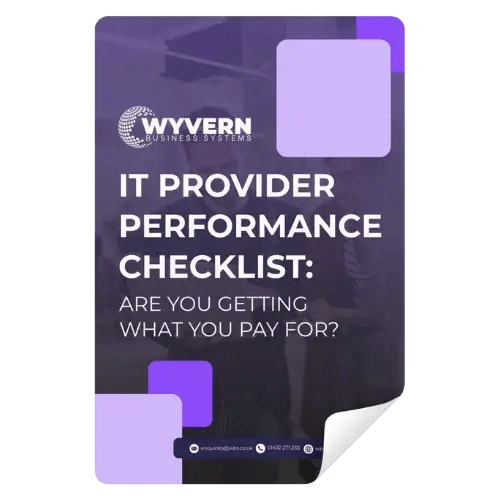 IT Provider Performance Checklist Square